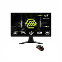 Monitor Gamer MSI Optix G255F E20 24.5" Full HD Ips 200HZ 1MS Tela Plana + Mouse