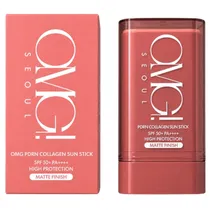 Protetor Solar Em Barra Omg! PDRN Collagen Sun Stick Matte Finish SPF 50+ Pa++++ 18G