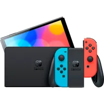 Nintendo Consola Switch Oled 64GB Heg s Kabaa HKG Azul/Rojo