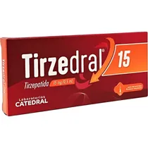 Tirzepatida Tirzedral 15MG MD X 1 Ampolla