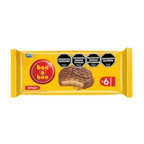 Alfajor Arcor Bon O Bon Negro 6 Unidades 240G