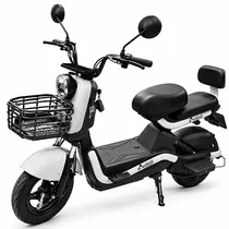 Moto Eléctrica Audisat e-Moto U10 Flex 32 KM/H 150 KG - Negro/Blanco (3 Meses de Garantía)