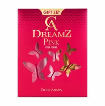 Chris Adams Perfume Set Dreamz Pink Pour Femme Eau de Parfum 100ML + Deo 200ML