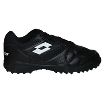 Chuteira de Futebol Lotto Tacto TF JR Preto Infantil US 1.5