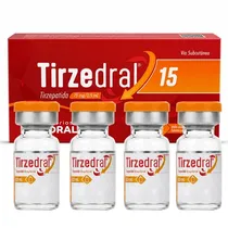 Tirzepatida Tirzedral 15MG/0,5ML - 4 Ampolas