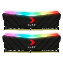 Mem DDR4 32GB 3600 PNY XLR8 Epic-X RGB BLK 2X16 MD32GK2D4360018 XRGB Black 2.0