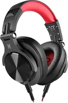 Fone de Ouvido com Fio Oneodio Fusion A71 DJ Headphones Black/Red (Caixa Feia)