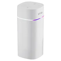 Mini Umidificador de Ar Luo LU-5516 Nozzle / 600ML / 2.5W / Recarregavel - Branco