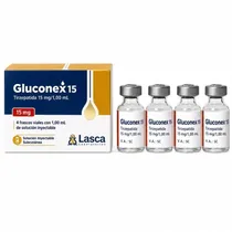 Tirzepatida Gluconex 15MG / 1.0ML - 4 Ampolas