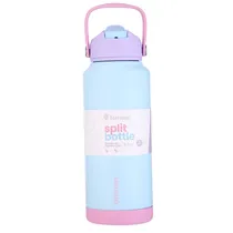 Copo Térmico Terrano Split - 1L - com Canudo - Azul