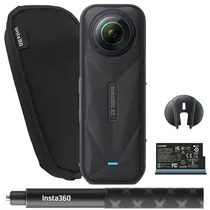 Câmera de Ação INSTA360 X5 Starter Bundle (Cinsaaha) 8K - Preto