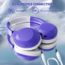 Auricular Attack Shark G300 Anc BT/Ultra-Light/Dual Mode/Purple