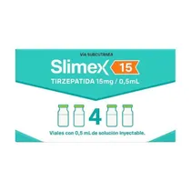 Slimex Tirzepatida 15MG 4X Vial
