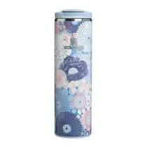 Caneca Térmica Stanley Transit Flip Top 350ML - Blue Dream Wildflower