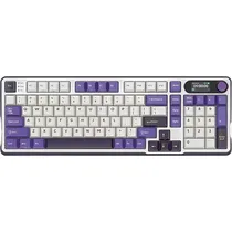 Teclado Royal Kludge S98 96% Mecânico Chartreuse RGB Sem Fio - Blackberry Mousse (Espanhol)