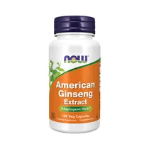 Vitamina Now American Ginseng Extract 100 Cápsulas