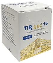 Tirzec 15 Tirzepatida 15MG/0,5ML (4 Frascos com Solução Injetável)