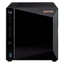 Servidor Nas Asustor Drivestor 4 Pro V2 AS3304T Realtek Quad Core 4 Baias - Preto