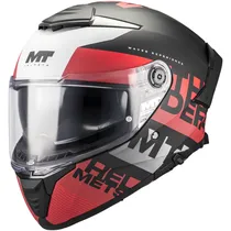 Capacete MT Helmets Thunder 4 SV Waves B5 - Fechado - Tamanho M - com Óculos Interno - Matt