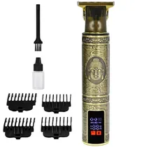 Máquina de Cortar Cabelo More Fitness MF-017 Recarregável - Dourado