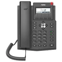 Telefone IP Fanvil X1SG com Fio / 2 Linhas - Preto
