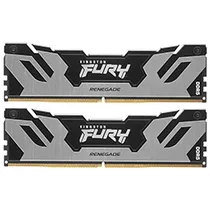 Memória Ram Kingston Fury Renegade DDR5 96GB (2X48GB) 6000MHZ - Preto / Prata (KF560C32RSK2-96)
