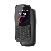 Celular Nokia 106 TA-1190 Single Sim - Preto