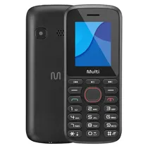Celular Multilaser Up Play P9134 / 3G / Dual Sim / 1.8" / 800MAH / Bluetooth / Camera / Lanterna - Preto