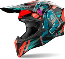 Airoh Wraaap Cyber - Orange/Gloss / M