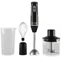 Mixer Itatiaia MXITA1MIDA 200 Watts + Batedor Fuê + Processador de Alimentos 127V ~ 60HZ - Preto/Silver