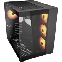 Gabinete Gamer Cougar FV150 RGB ATX Mid Tower - Preto