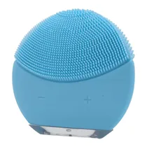 Limpador e Massageador Facial Goline Silicone - Turquesa