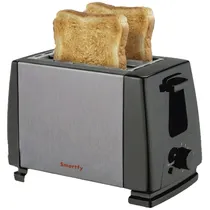 Torradeira Elétrica Smartfy Toaster Pop Inox TO01I - 650W - 220V/50 - 60HZ - Preto e Inox