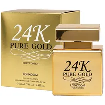 Perfume Feminino Lonkoom 24K Pure Gold Edp 100ML