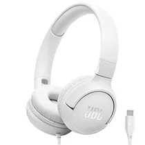 Auricular JBL Tune 520C / Con Cable - Blanco
