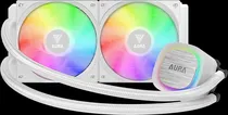 Cooler Liquid Gamdias Aura GL240 LCD Ips 4" Argb 240MM PWM/2FAN/Whtie 1GTA.BR