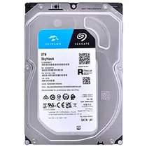 Disco Duro Seagate 2TB Skyhawk Surveillance 3.5" SATA 3 5400RPM - ST2000VX017 (Garantia BR)