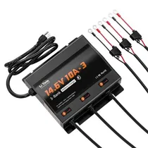 Carregador de Bateria Litime Banco Triplo 12V 10A WP-Y