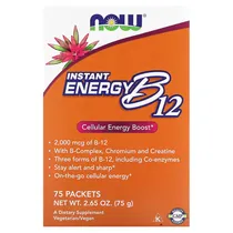 Now Vitamina B12 2000MCG Instant Energy 75 Unidades