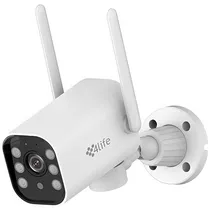 Câmera IP 4LIFE Vigione FLG3P 2.5K com Wi-Fi - Branca