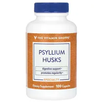 The Vitamin Shoppe Psyllium Husks 100 Cápsulas