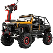 Carro Wltoys 1/10 Driving Rock Crawler Climbing 11KM 4WD Yellow 104026