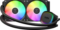 Cooler Liquid Gamdias Aura GL240 V2 Argb 240MM PWM/2FAN/Black 1GTA.BR