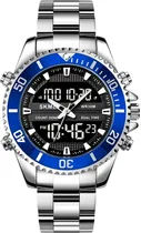 Relógio Skmei 1850 Silver Blue - Masculino