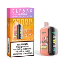 Vaper Descartavel Elfbar GH23000 Peach Mango Watermelon 23000 Puffs
