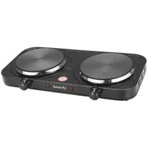 Fogão Elétrico Smartfy FG04B 2000W 220V 2 Bicos - Black