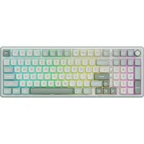 Teclado Gamer Royal Kludge R98 Pro 96% Mecânico RGB - SKY Cyan (Inglês)