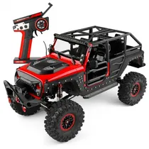 Carro Wltoys 1/10 Driving Rock Crawler Climbing 11KM 4WD Red 104026