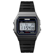 Relógio Digital Skmei 1412TN Titanium Preto