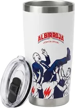 Copo Térmico Hydrate Albirroja Fan Legends Edition 591ML - Branco-Azul